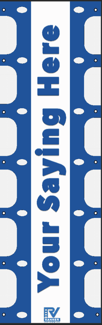 Personalized RV ladder banner
